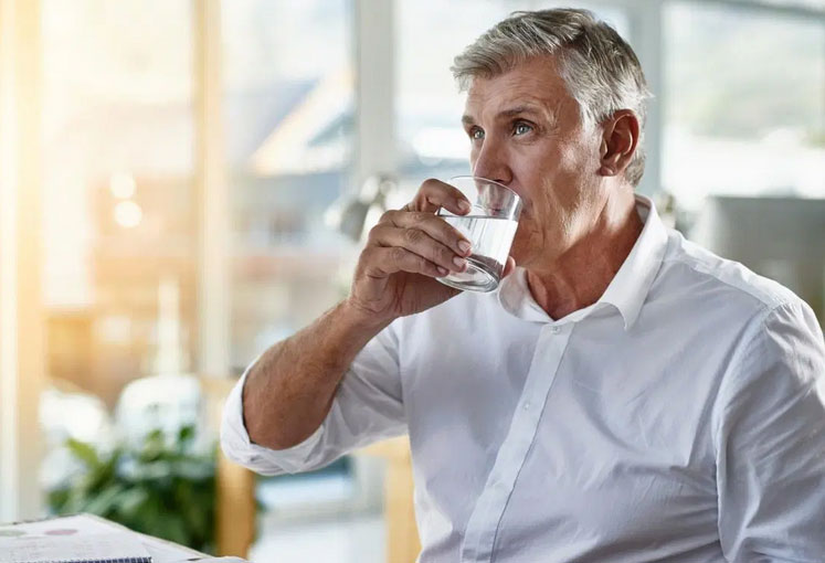 Does drinking water improve erectile dysfunction?